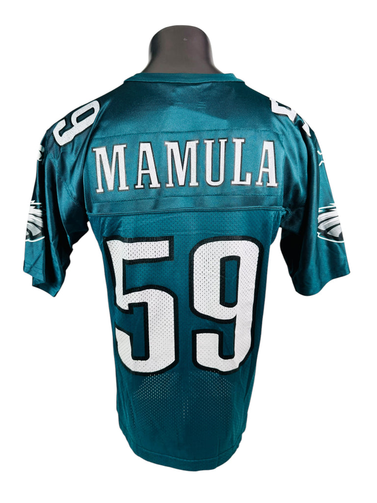 MIKE MAMULA PHILADELPHIA EAGLES VINTAGE 1990'S STARTER JERSEY ADULT 46