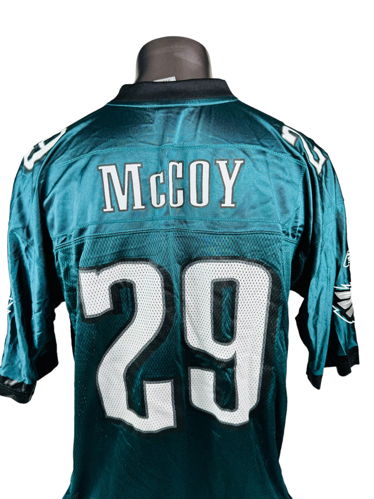 LESEAN MCCOY PHILADELPHIA EAGLES VINTAGE 2010'S REEBOK ROOKIE JERSEY ADULT XL