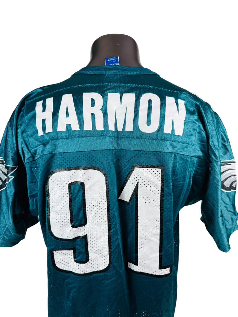 ANDY HARMON PHILADELPHIA EAGLES VINTAGE 1990'S CHAMPION JERSEY ADULT 48