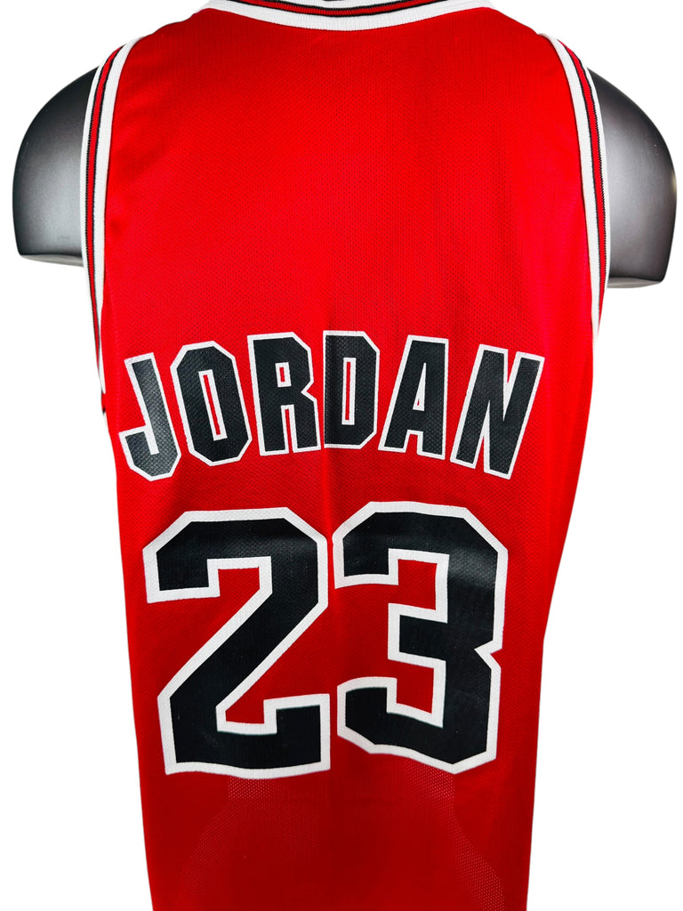 MICHAEL JORDAN CHICAGO BULLS VINTAGE 1990'S CHAMPION JERSEY ADULT 48