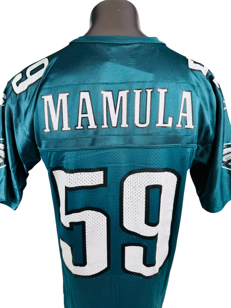 MIKE MAMULA PHILADELPHIA EAGLES VINTAGE 1990'S STARTER JERSEY ADULT 46