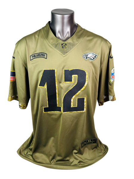 RANDALL CUNNINGHAM PHILADELPHIA EAGLES RETRO NIKE MILITARY SALUTE TO SERVICE JERSEY ADULT XL