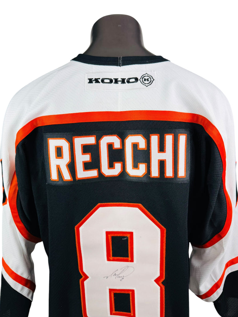 MARK RECCHI PHILADELPHIA FLYERS VINTAGE 2000'S AUTHENTIC KOHO SIGNED JERSEY ADULT XL