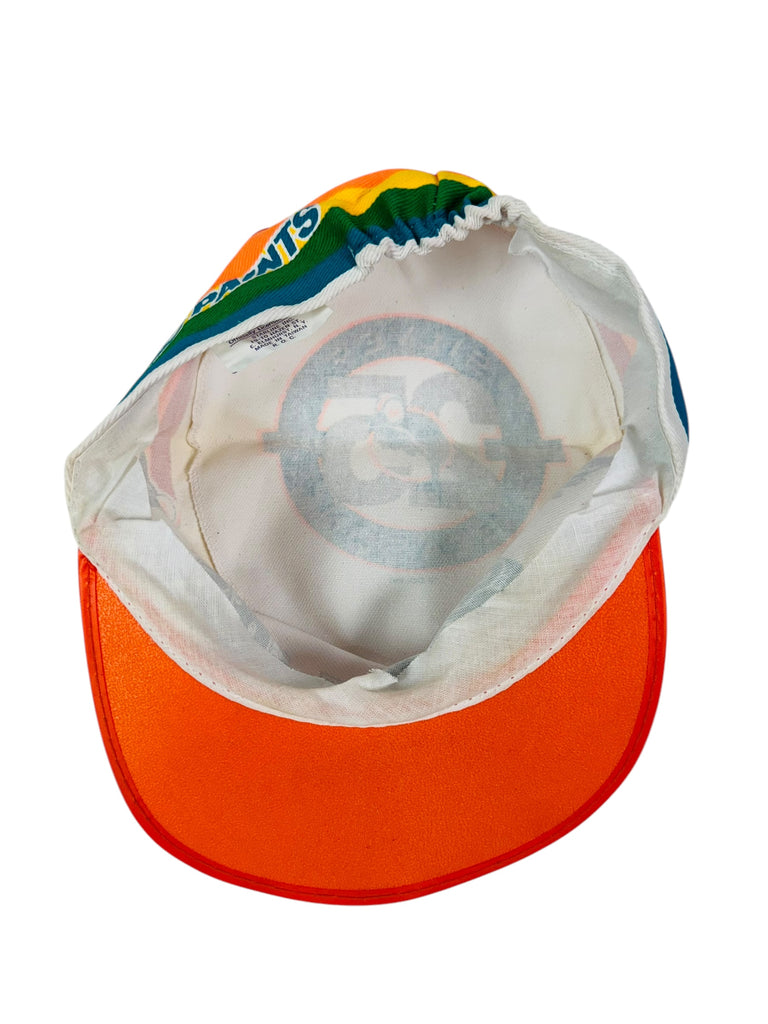 MIAMI DOLPHINS VINTAGE 1990'S 25 SILVER SEASON STARLINE PAINTER'S CAP ADULT HAT