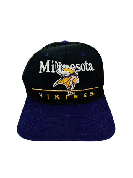 MINNESOTA VIKINGS VINTAGE 1990'S TEAM NFL EASTPORT SNAPBACK ADULT HAT
