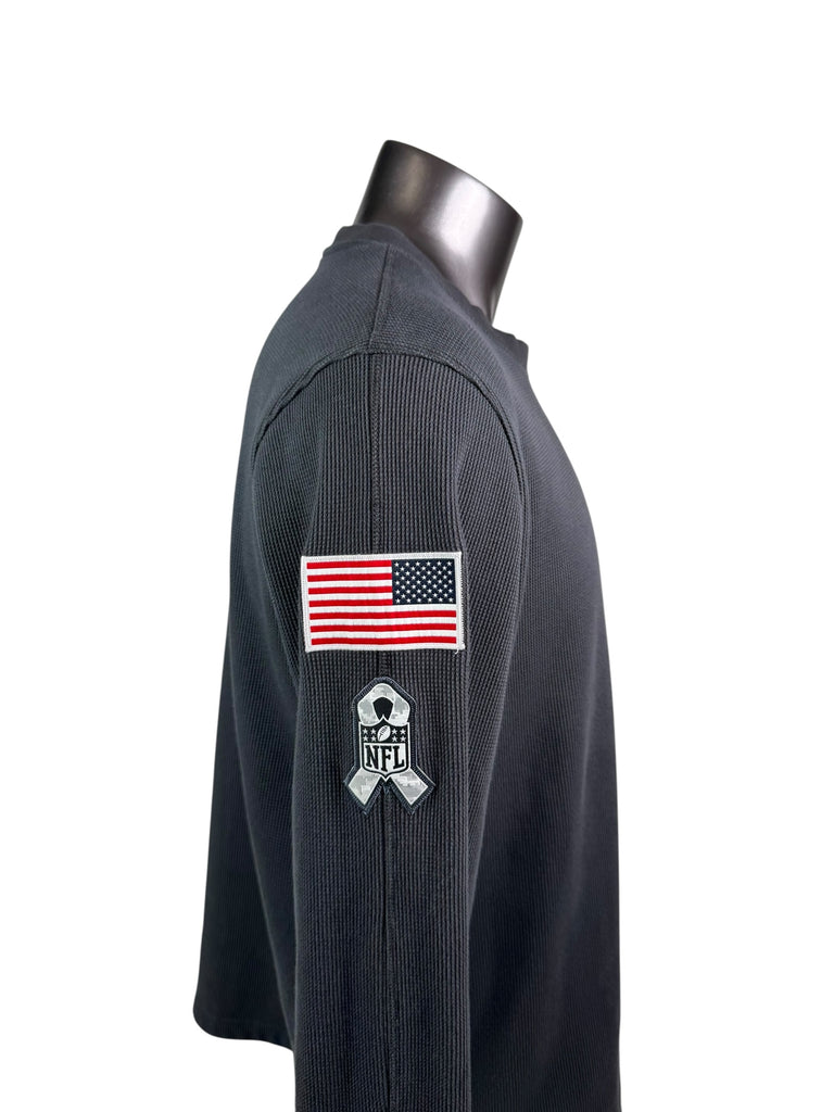 PHILADELPHIA EAGLES TEAM ISSUED NIKE MILITARY SALUTE TO SERVICE CREW SWEATSHIRT ADULT XL