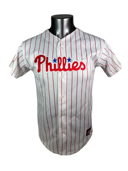 COLE HAMELS PHILADELPHIA PHILLIES VINTAGE 2000'S MAJESTIC JERSEY YOUTH XL