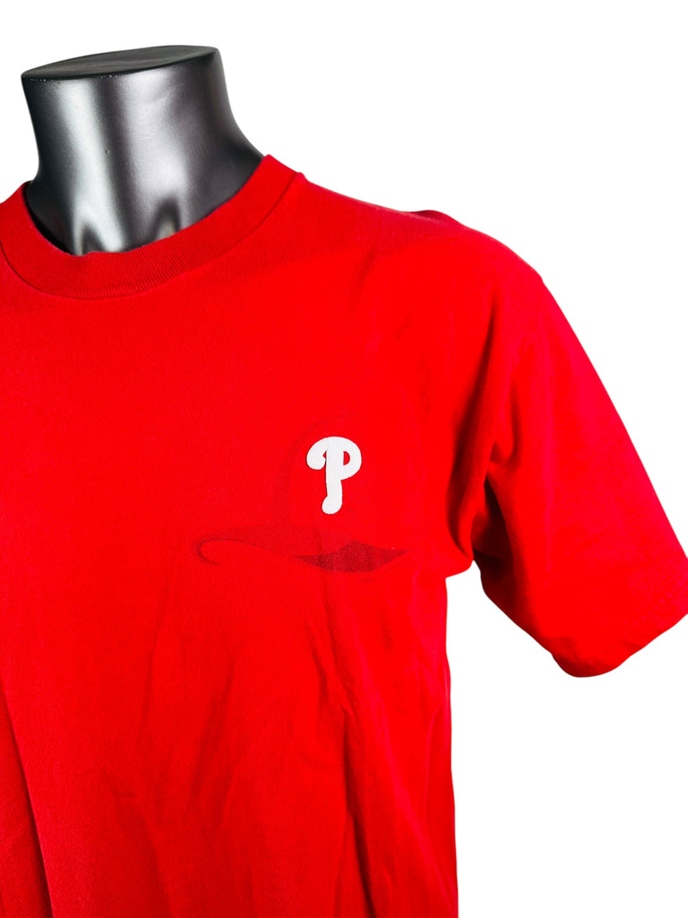 PHILADELPHIA PHILLIES VINTAGE 1990'S MLB PRO PLAYER T-SHIRT ADULT LARGE