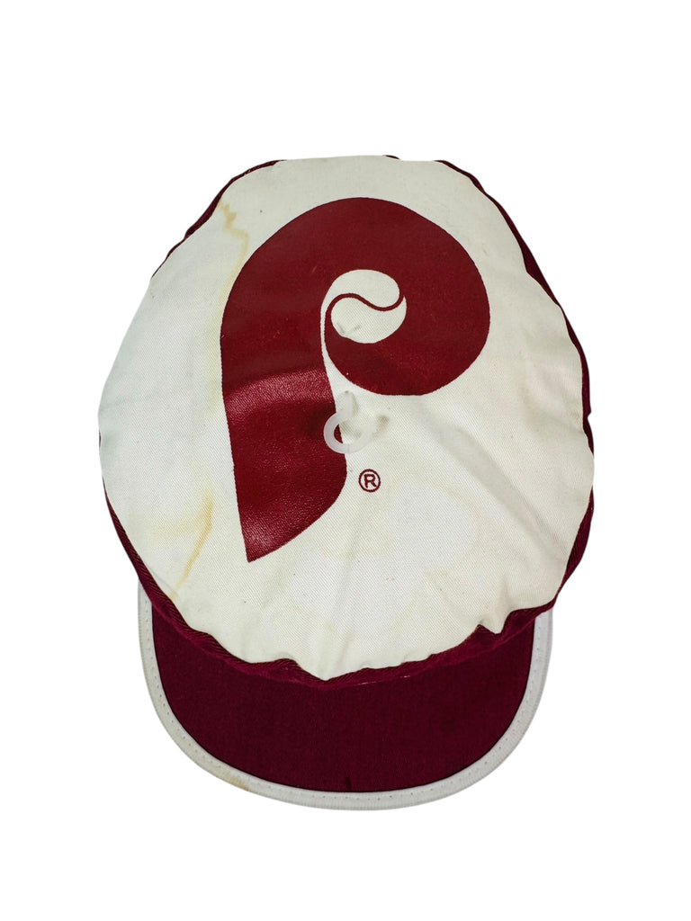 PHILADELPHIA PHILLIES VINTAGE 1990'S MLB PAINTER'S CAP ADULT HAT M / L