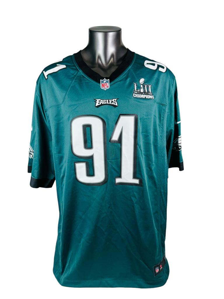 FLETCHER COX PHILADELPHIA EAGLES SUPER BOWL 52 LII CHAMPIONS NIKE ON FIELD JERSEY ADULT 3XL