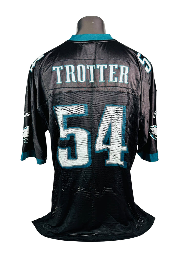 JEREMIAH TROTTER PHILADELPHIA EAGLES VINTAGE 2000'S REEBOK JERSEY ADULT 2XL