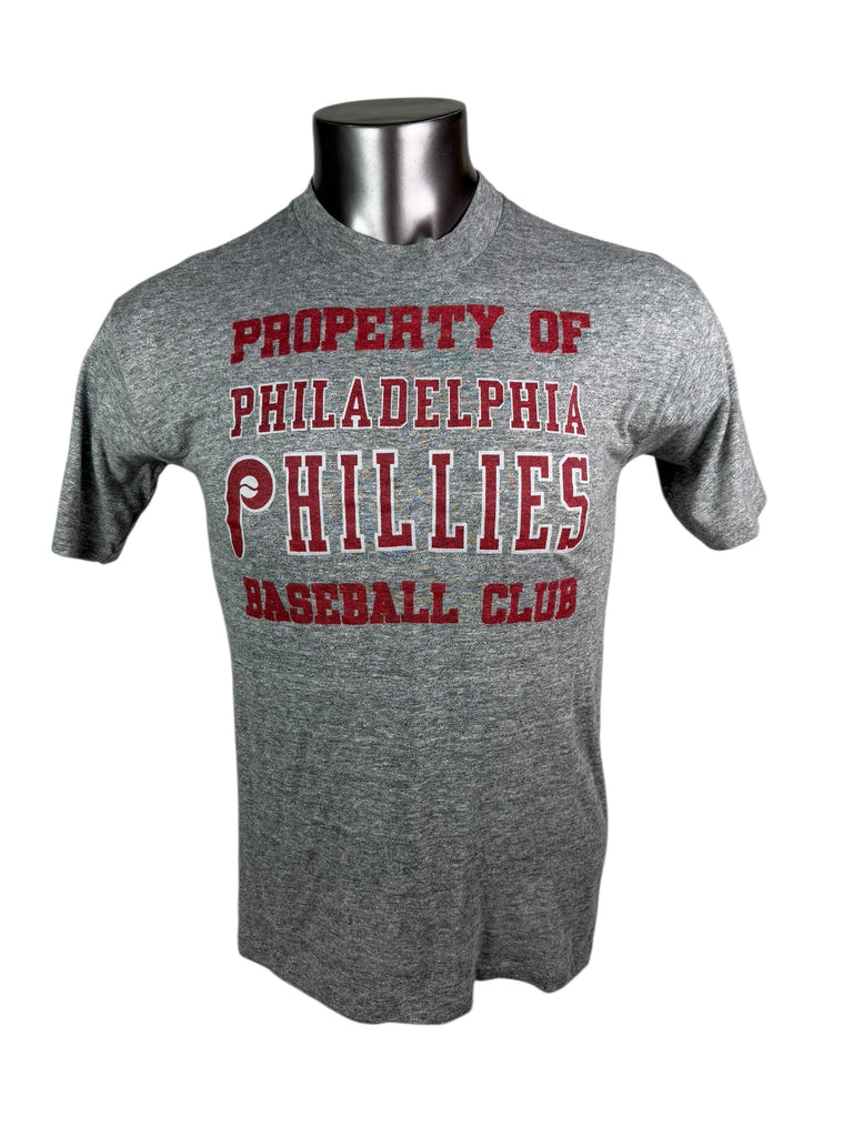 PHILADELPHIA PHILLIES VINTAGE 1980'S PROPERTY OF T-SHIRT ADULT SMALL