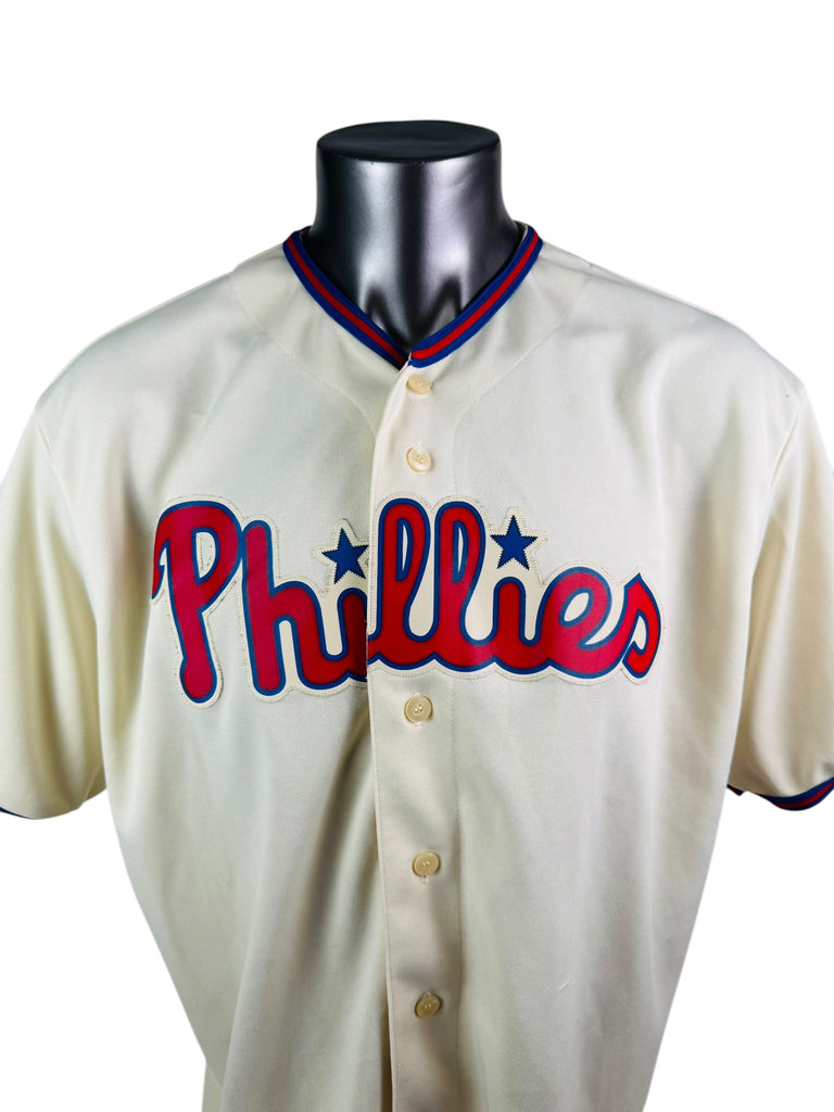 CHASE UTLEY PHILADELPHIA PHILLIES VINTAGE 2000'S MLB MAJESTIC JERSEY ADULT 2XL