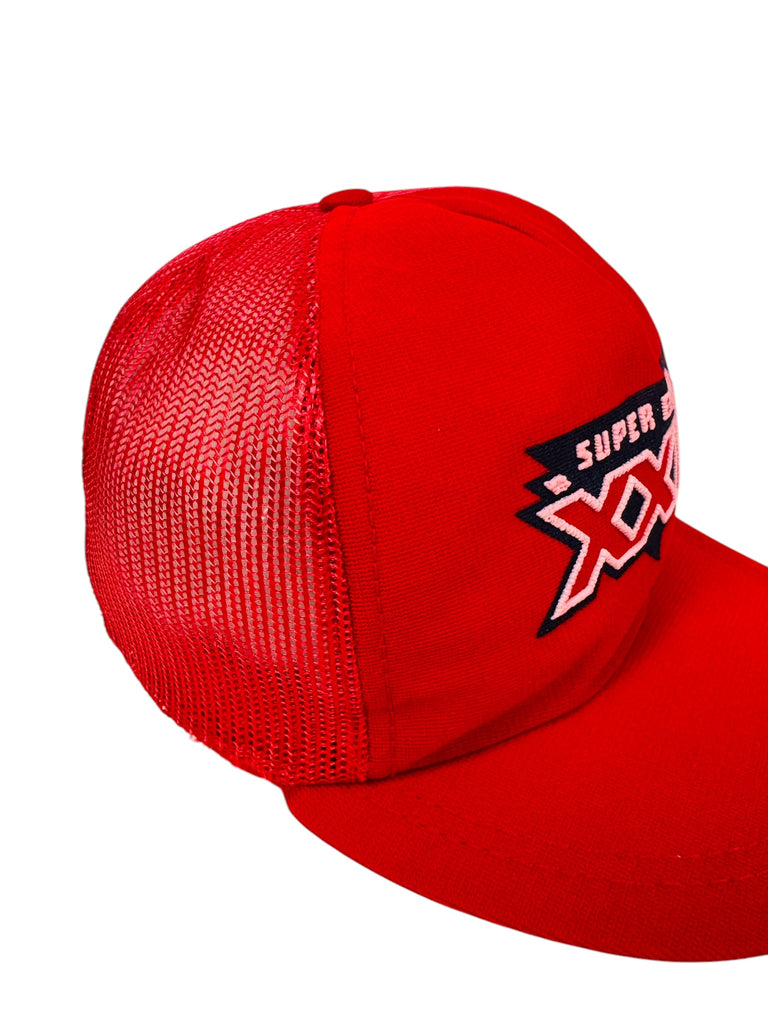 SAN FRANCISCO 49ERS CINCINNATI BENGALS VINTAGE 1989 SUPER BOWL XXIII MESH SNAPBACK ADULT HAT