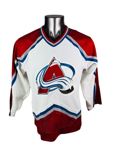 COLORADO AVALANCHE VINTAGE 2000'S AUTHENTIC CCM JERSEY ADULT SMALL