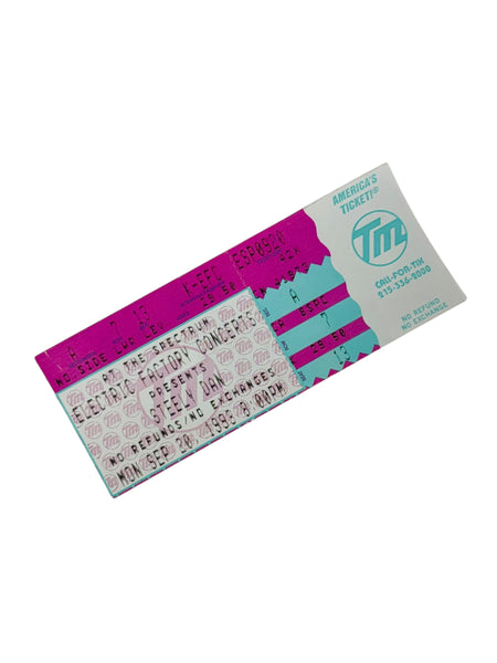 STEELY DAN VINTAGE 1993 PHILADELPHIA SPECTRUM TICKET 9/20/93