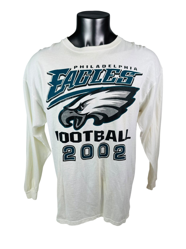 PHILADELPHIA EAGLES VINTAGE 2003 FINAL GAME AT VETERANS STADIUM NFL LONG-SLEEVE T-SHIRT ADULT XL