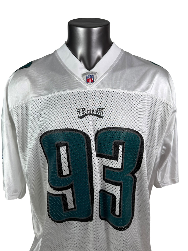 JAVON KEARSE PHILADELPHIA EAGLES VINTAGE 2004 SUPER BOWL XXXIX ADULT JERSEY 2XL