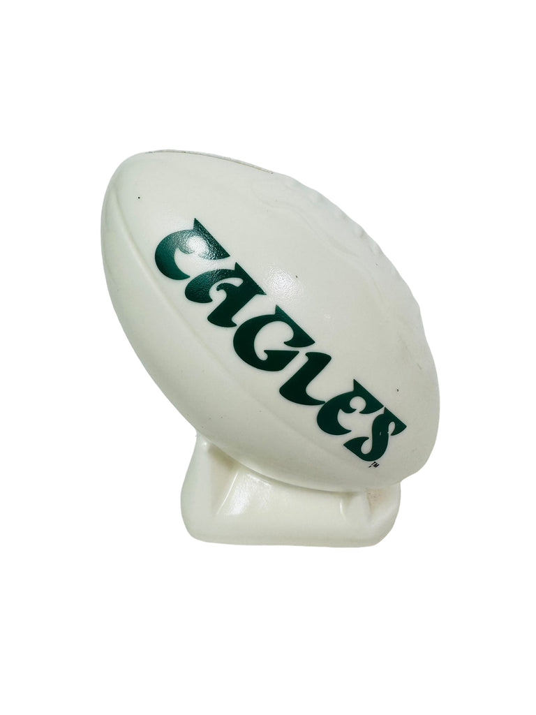 PHILADELPHIA EAGLES VINTAGE 1990'S CERAMIC FOOTBALL COIN BANK