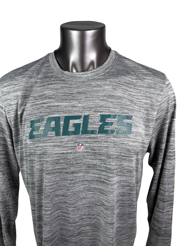 PHILADELPHIA EAGLES TEAM ISSUED NIKE DRI-FIT LONG-SLEEVE SHIRT ADULT XL