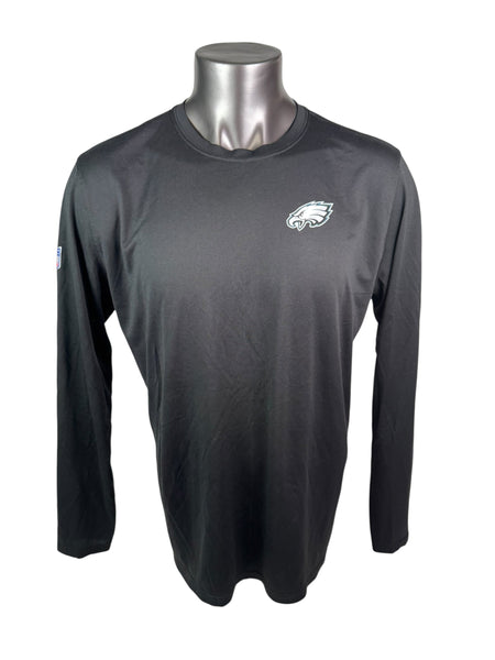 PHILADELPHIA EAGLES TEAM ISSUED NIKE DRI-FIT LONG-SLEEVE SHIRT ADULT XL