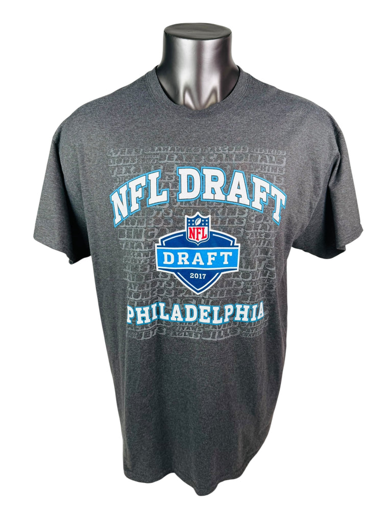 PHILADELPHIA EAGLES 2016 NFL DRAFT MAJESTIC T-SHIRT ADULT XL