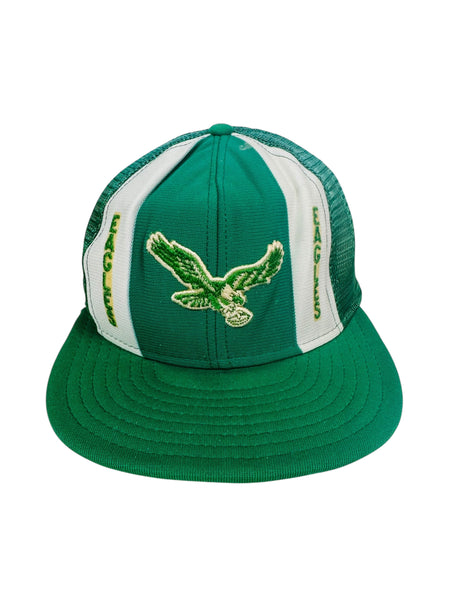 PHILADELPHIA EAGLES VINTAGE 1980'S AJD MESH SNAPBACK ADULT HAT LARGE