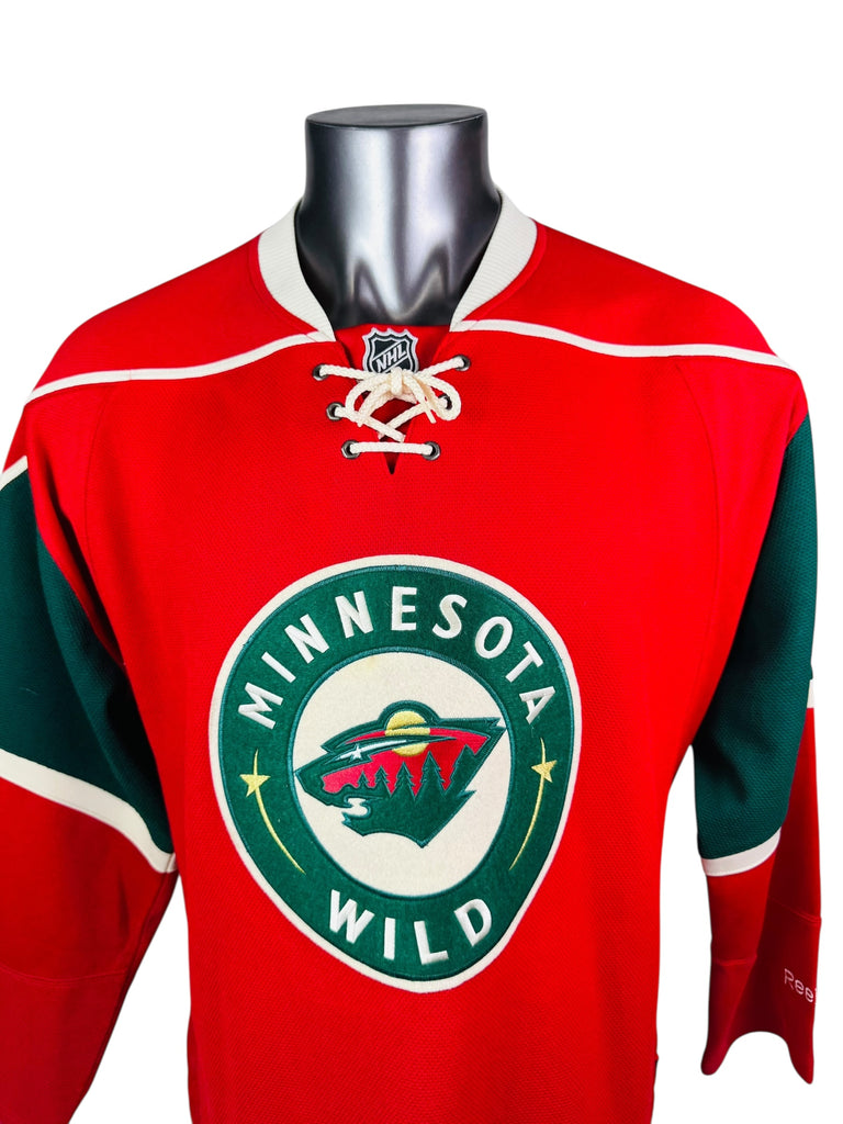 MINNESOTA WILD VINTAGE 2000'S AUTHENTIC REEBOK JERSEY ADULT MEDIUM