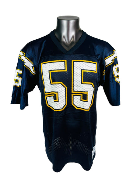 JUNIOR SEAU SAN DIEGO CHARGERS VINTAGE 1990'S CHAMPION JERSEY ADULT 44