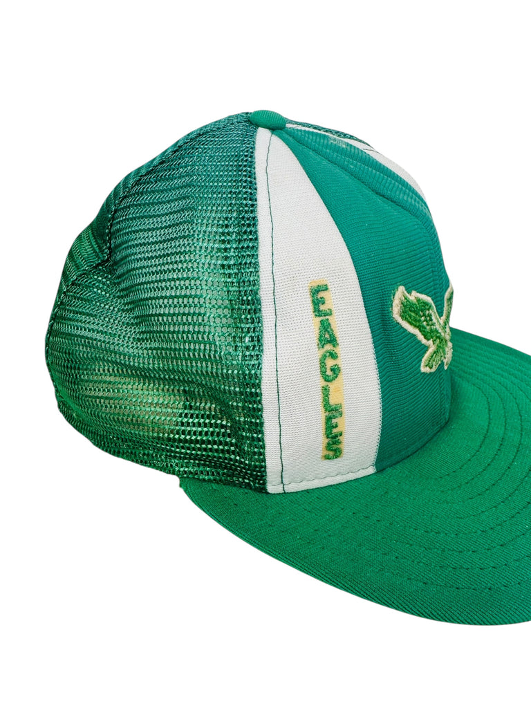 PHILADELPHIA EAGLES VINTAGE 1980'S AJD MESH SNAPBACK ADULT HAT LARGE