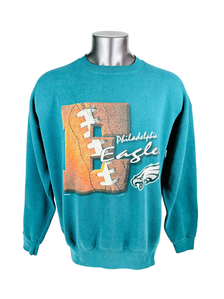 PHILADELPHIA EAGLES VINTAGE 1990'S NUTMEG NFL CREW SWEATSHIRT ADULT XL