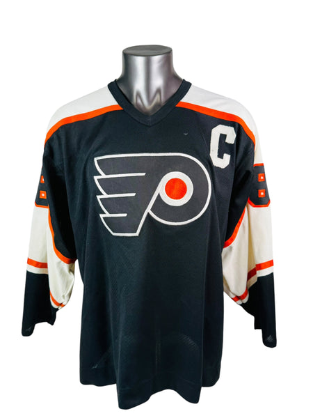 ERIC LINDROS PHILADELPHIA FLYERS VINTAGE 1990'S CCM AUTHENTIC JERSEY ADULT XL