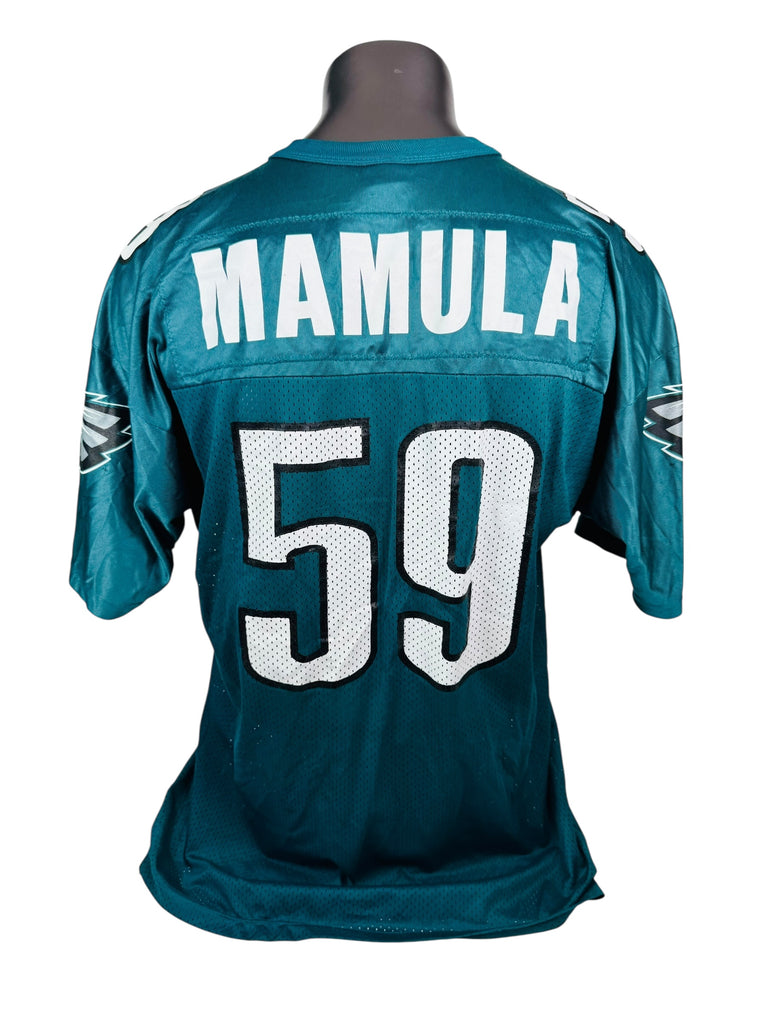 MIKE MAMULA PHILADELPHIA EAGLES VINTAGE 1990'S CHAMPION ADULT JERSEY 48