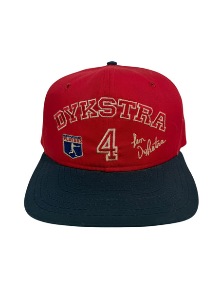 LENNY DYKSTRA PHILADELPHIA PHILLIES VINTAGE 1990'S AJD SNAPBACK ADULT HAT
