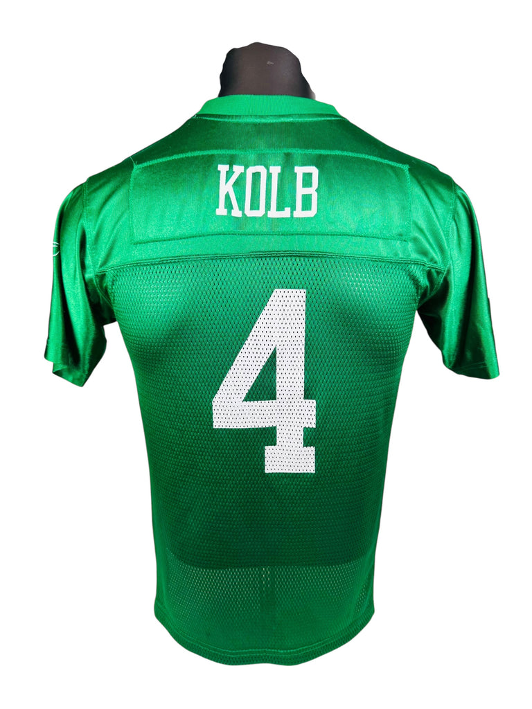 KEVIN KOLB PHILADELPHIA EAGLES VINTAGE 2010 50TH ANNIVERSARY KELLY GREEN REEBOK JERSEY YOUTH LARGE