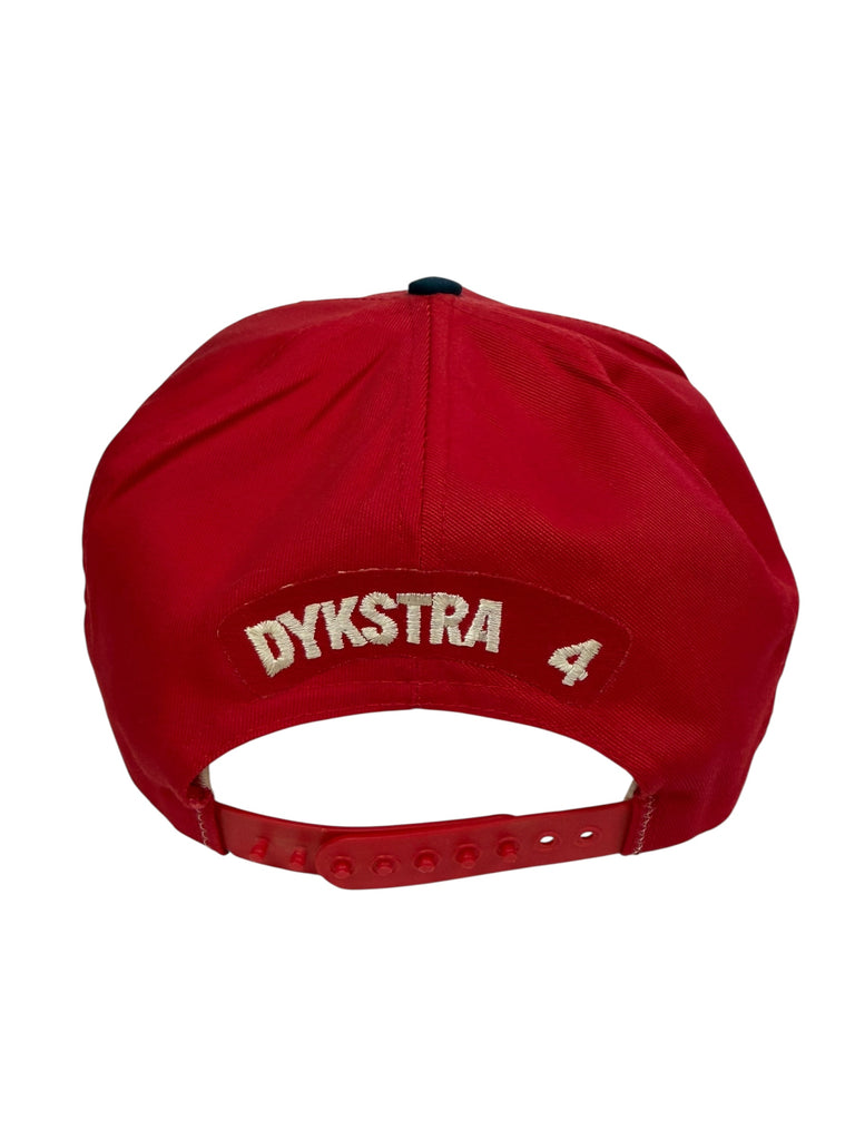 LENNY DYKSTRA PHILADELPHIA PHILLIES VINTAGE 1990'S AJD SNAPBACK ADULT HAT