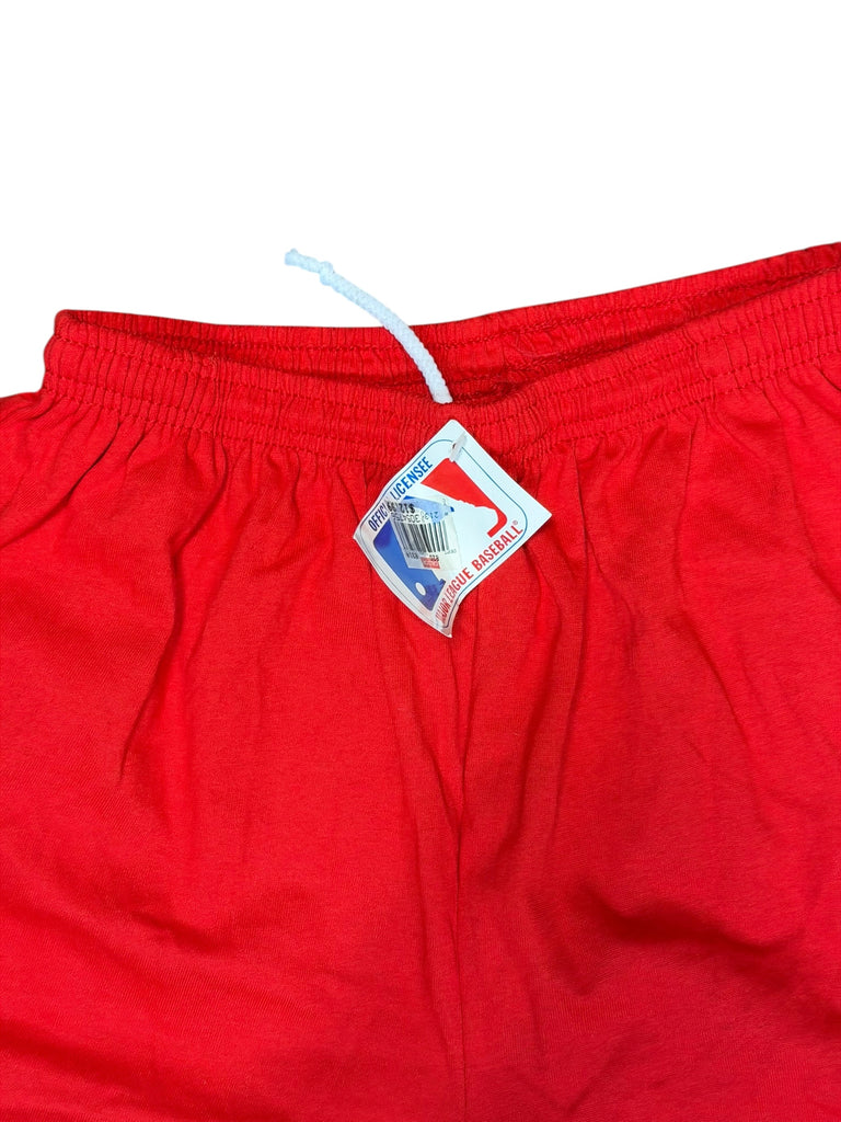 PHILADELPHIA PHILLIES VINTAGE 1990'S MLB ARTEX DRAWSTRING SHORTS ADULT LARGE