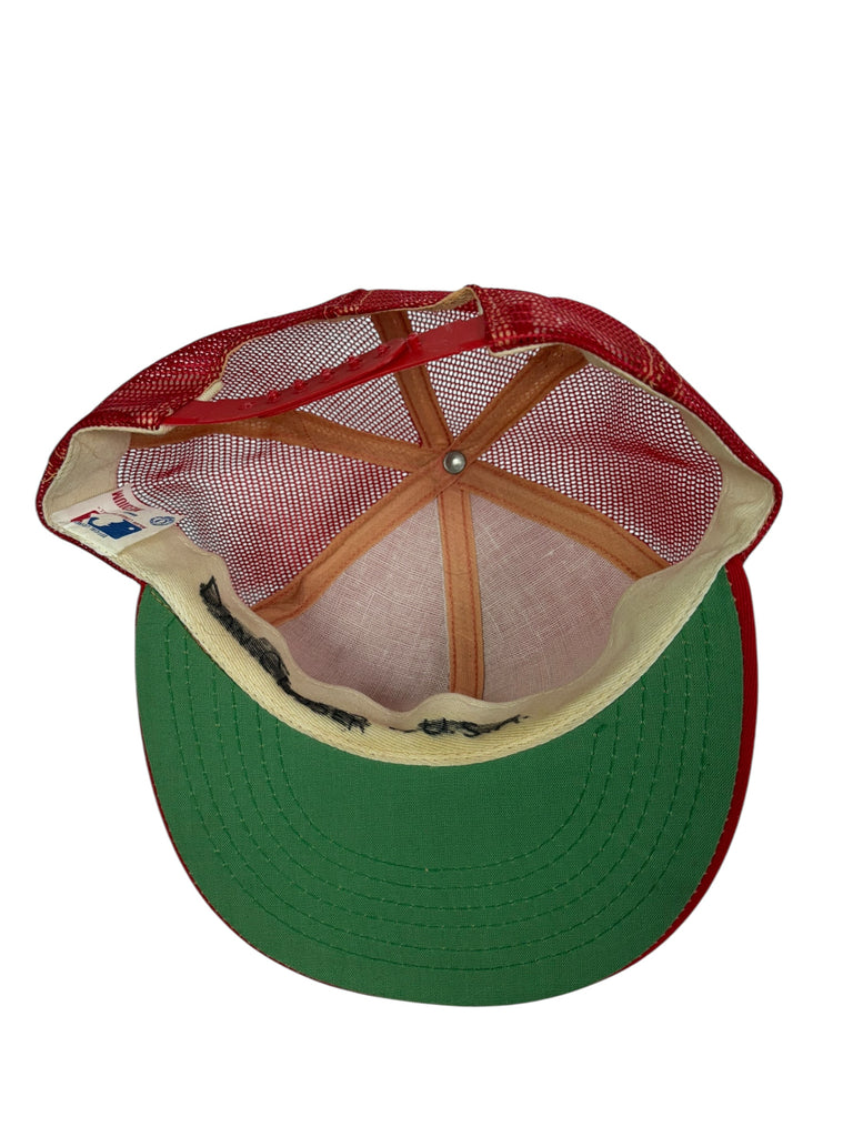 PHILADELPHIA PHILLIES VINTAGE 1980'S ANNCO MESH SNAPBACK ADULT HAT MEDIUM