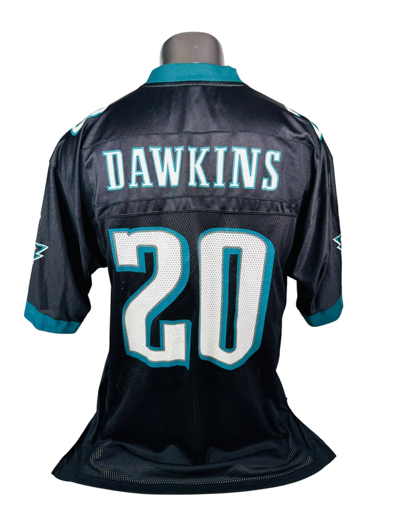 BRIAN DAWKINS PHILADELPHIA EAGLES VINTAGE 2000'S REEBOK ADULT JERSEY LARGE