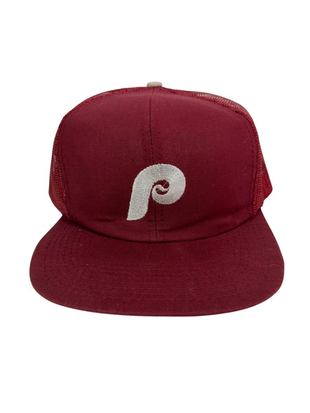 PHILADELPHIA PHILLIES VINTAGE 1980'S TWINS MESH SNAPBACK ADULT HAT