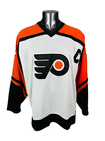 ERIC LINDROS PHILADELPHIA FLYERS VINTAGE 1990'S AUTHENTIC STARTER JERSEY ADULT 2XL