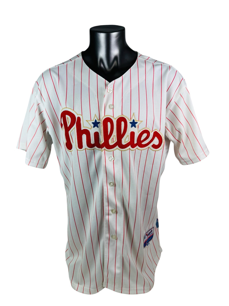 SHANE VICTORINO PHILADELPHIA PHILLIES VINTAGE 2000'S MLB MAJESTIC AUTHENTIC JERSEY ADULT 52