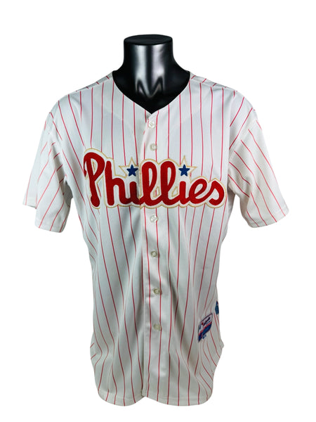 SHANE VICTORINO PHILADELPHIA PHILLIES VINTAGE 2000'S MLB MAJESTIC AUTHENTIC JERSEY ADULT 52