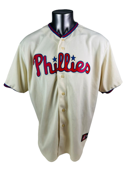 CHASE UTLEY PHILADELPHIA PHILLIES VINTAGE 2000'S MLB MAJESTIC JERSEY ADULT 2XL