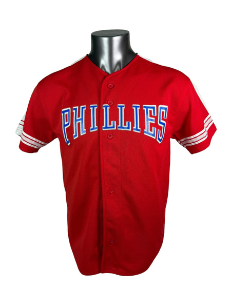 PHILADELPHIA PHILLIES VINTAGE 1990'S STARTER JERSEY YOUTH XL