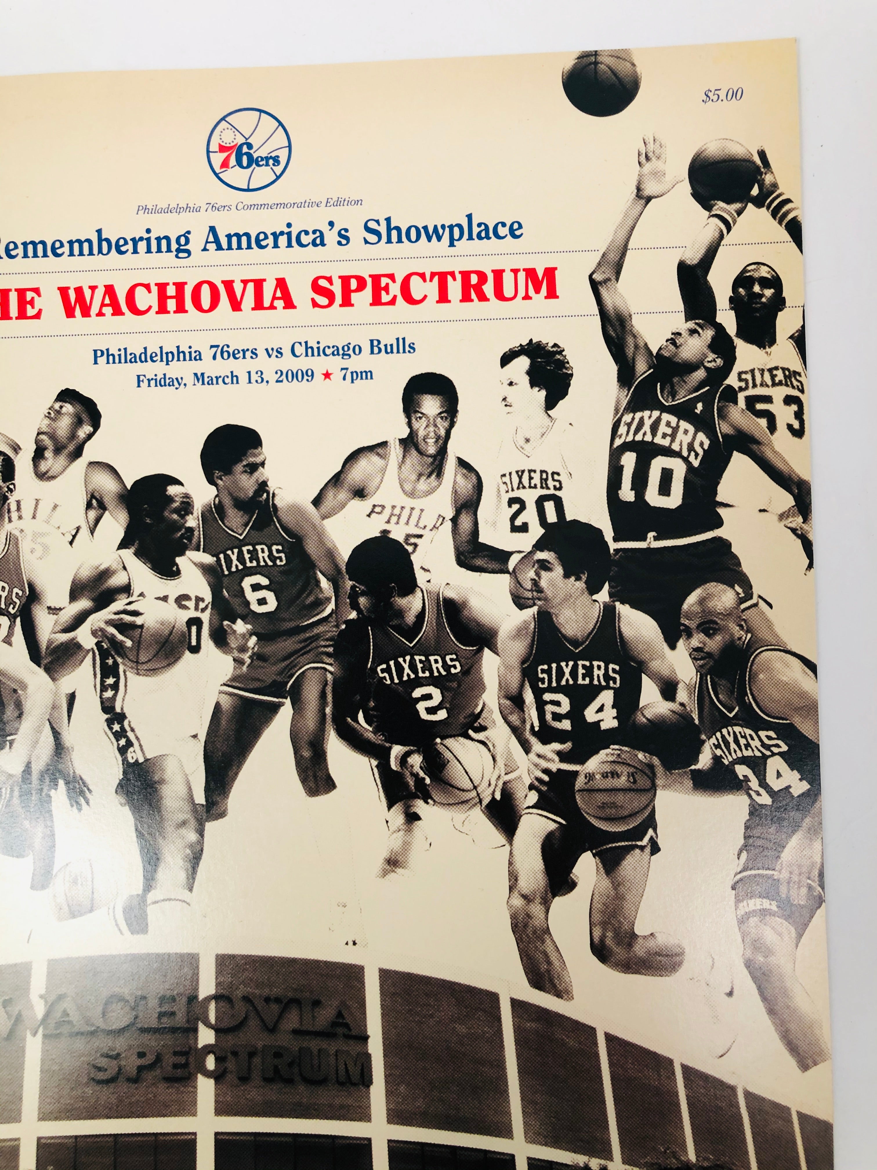 Last #sixers game at #spectrum poster #2009 #bcbc
