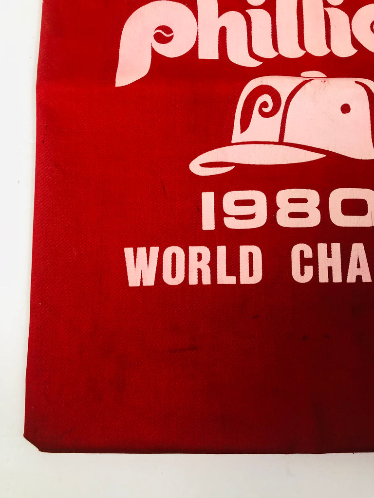 PHILADELPHIA PHILLIES VINTAGE 1980 WORLD SERIES CHAMPIONS DRAWSTRING BAG