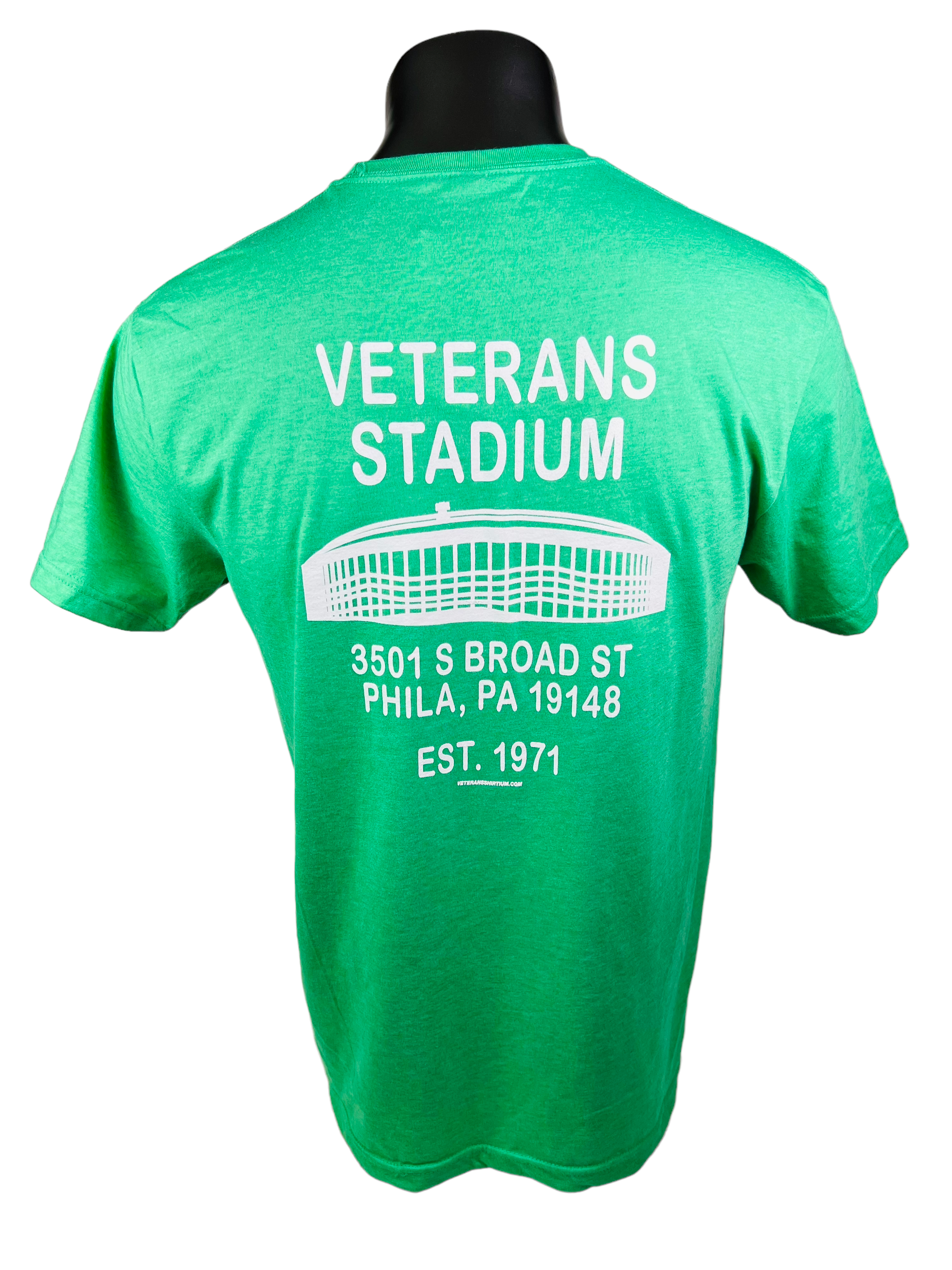 VETERANS STADIUM PHILADELPHIA EAGLES RETRO KELLY GREEN ADULT T