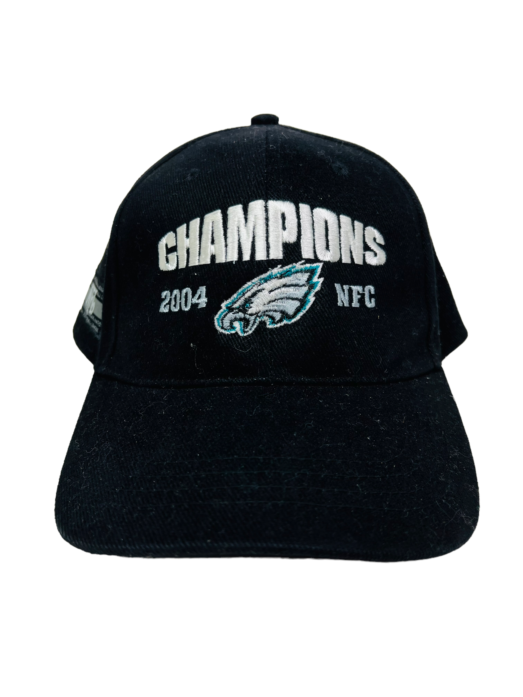 PHILADELPHIA EAGLES VINTAGE 2004 NFC CHAMPIONS NFL STRAPBACK ADULT HAT