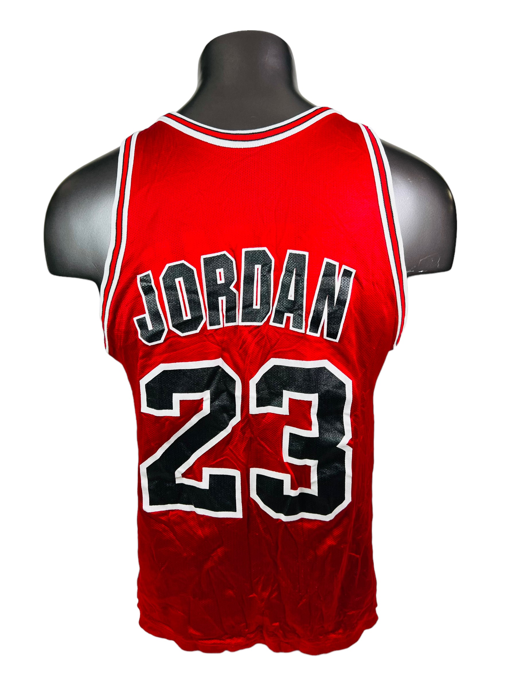 23 Michael Jordan NBA RED Jersey Chicago Bulls Authentic Vintage
